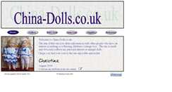 Desktop Screenshot of china-dolls.co.uk