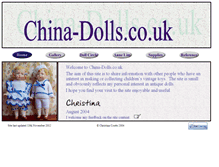 Tablet Screenshot of china-dolls.co.uk